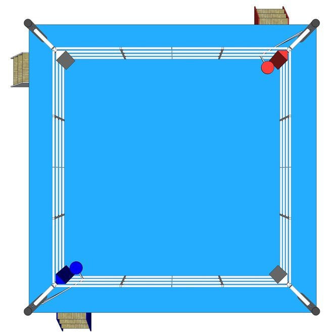 Virallinen Nyrkkeilykehä (vuokra)