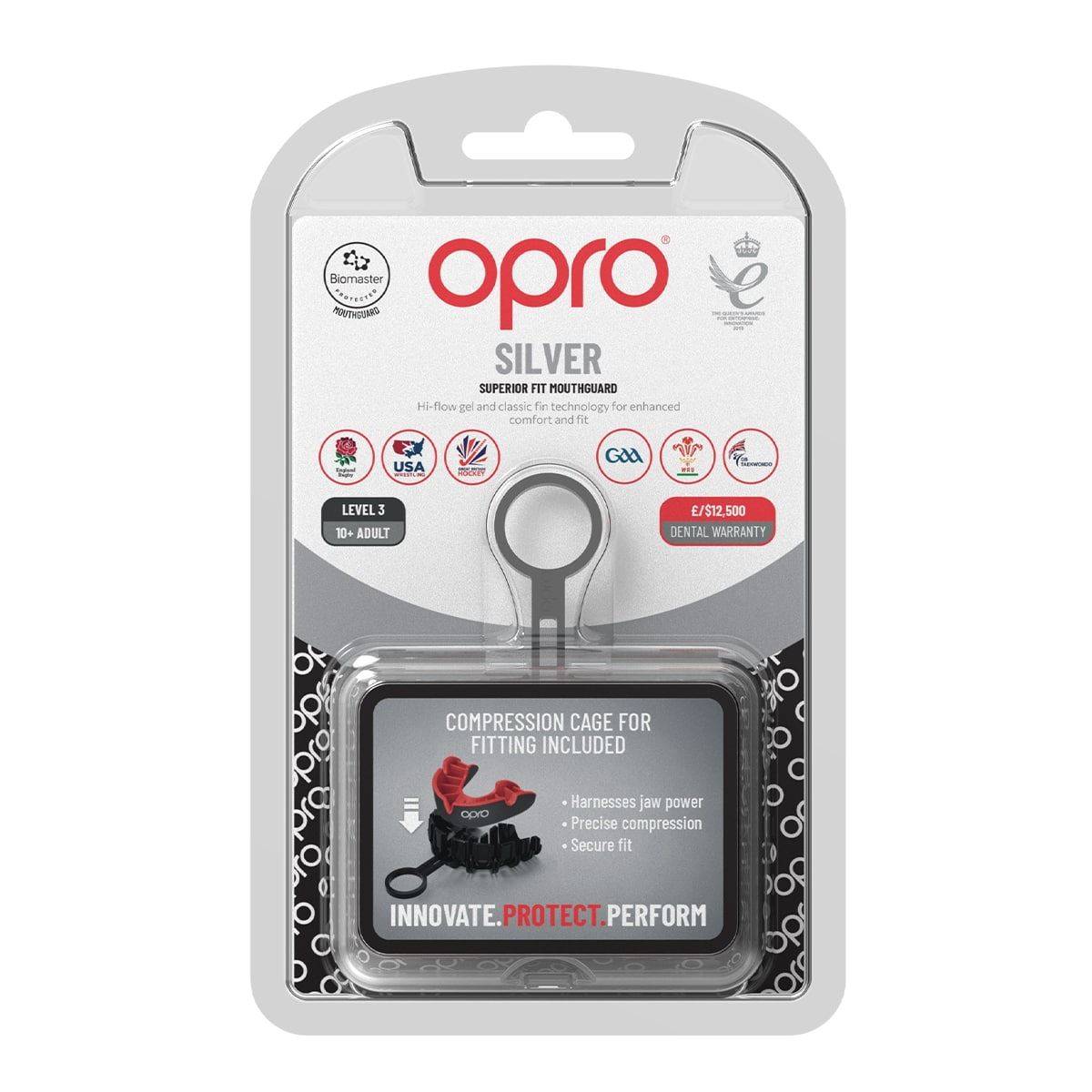 OPRO Silver Hammassuoja