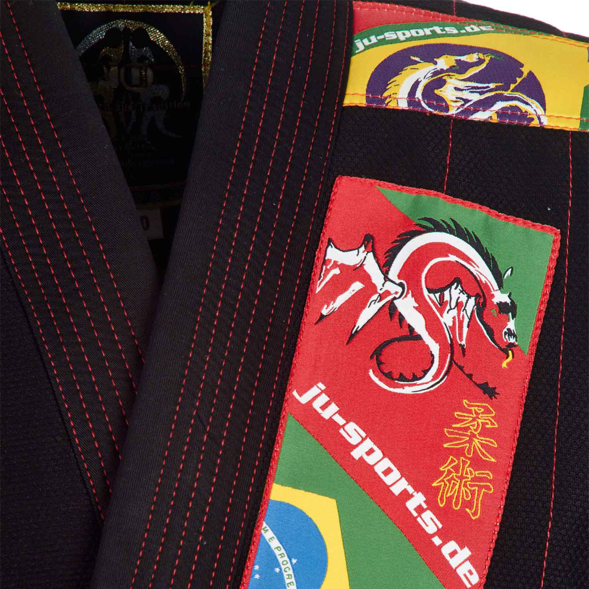 Brazilian Jiu-Jitsu puku "Kids" musta