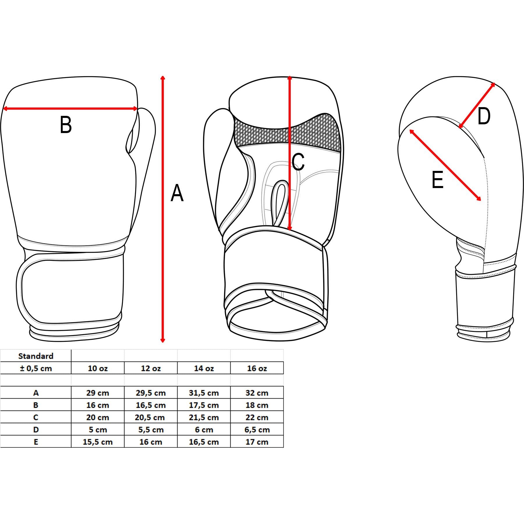 Nyrkkeilyhanskat "Pro MX"