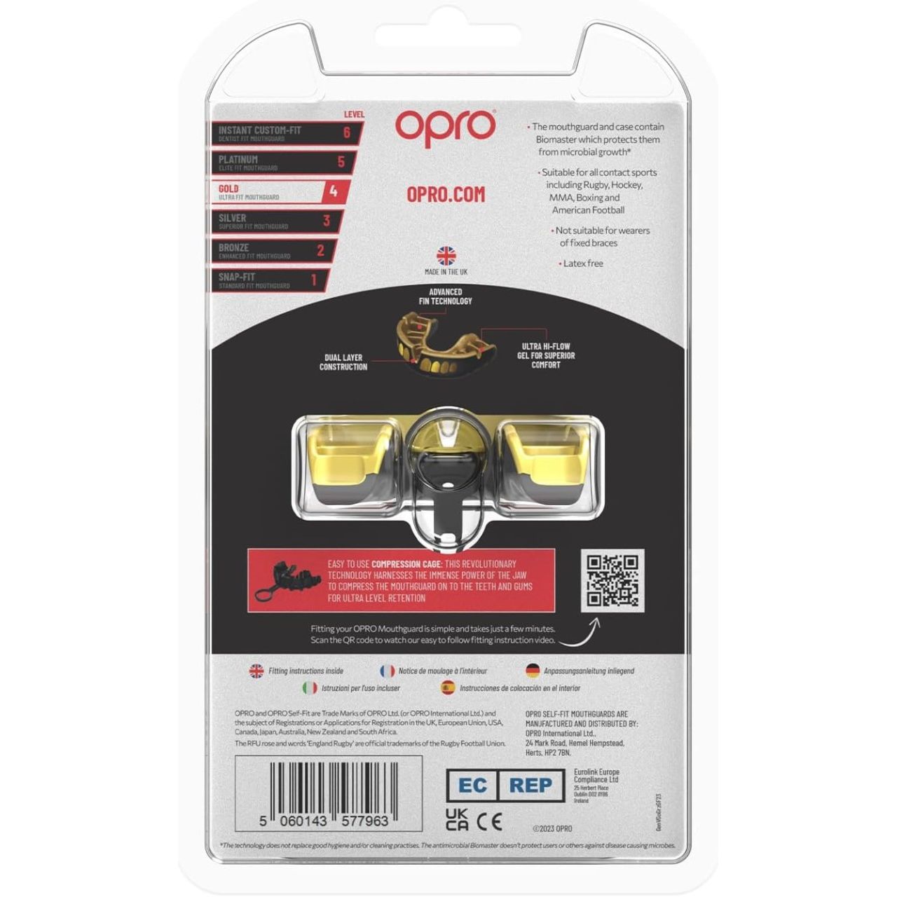 OPRO Gold Grillz GEN5 hammassuoja