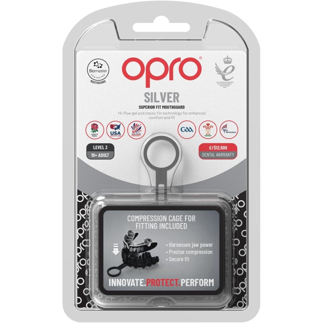 OPRO Silver Grillz GEN5 Hammassuoja