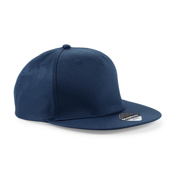 Lippis Beechfield Snapback navy (painatuksella)