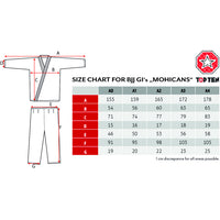 Brazilian Jiu-Jitsu puku "Mohicans" musta